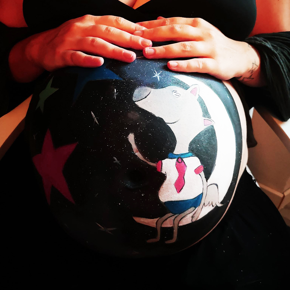 jessica bellypainting