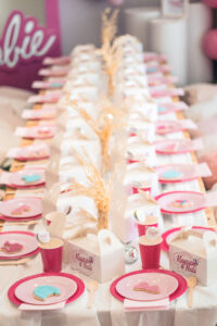 Décoration table Barbie