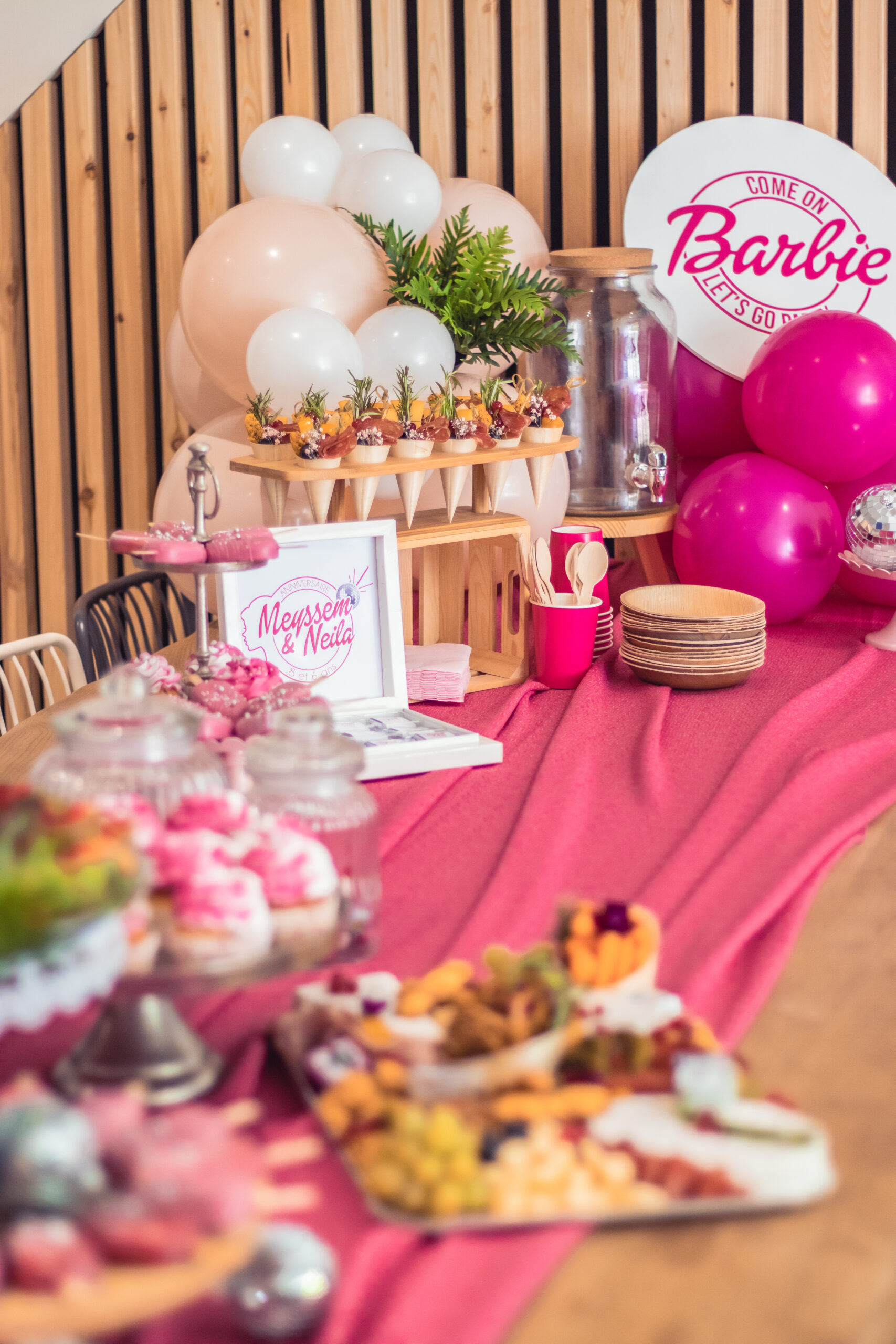 Buffet anniveresaire Barbie