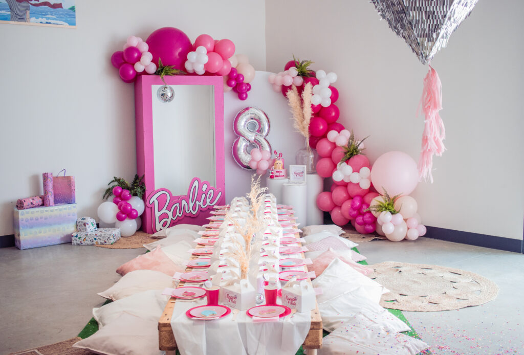 Décoration anniversaire barbie